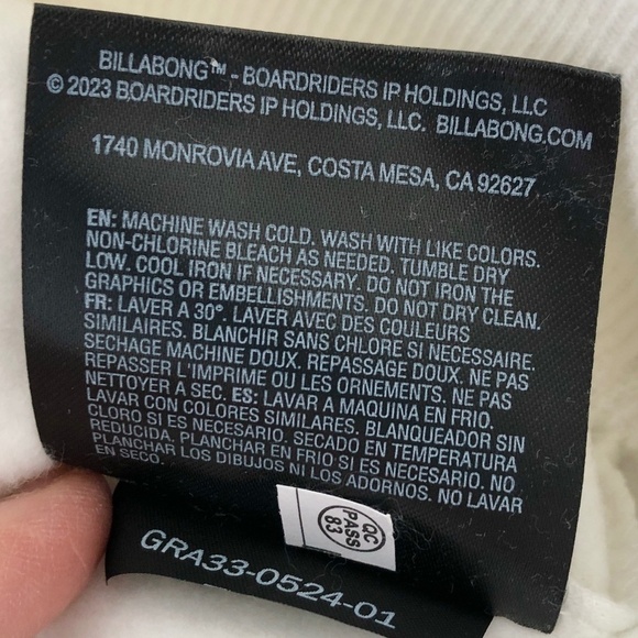 Billabong, Mens Graphic Logo Range, Crew Neck Sweatshirt,‎ Size L, New With Tags - Picture 14 of 14